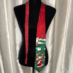 Hallmark Silk Golf Christmas Tie